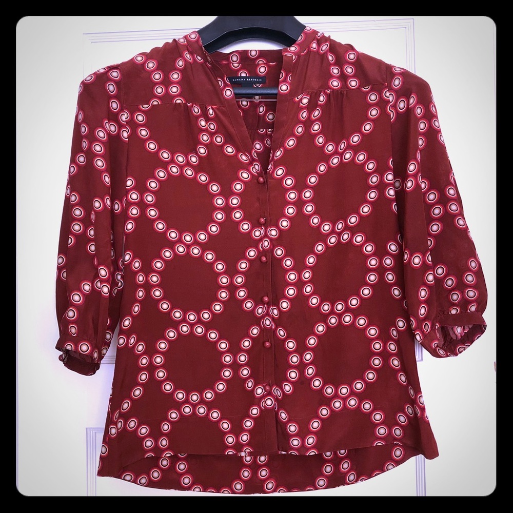 Banana Republic silk blouse